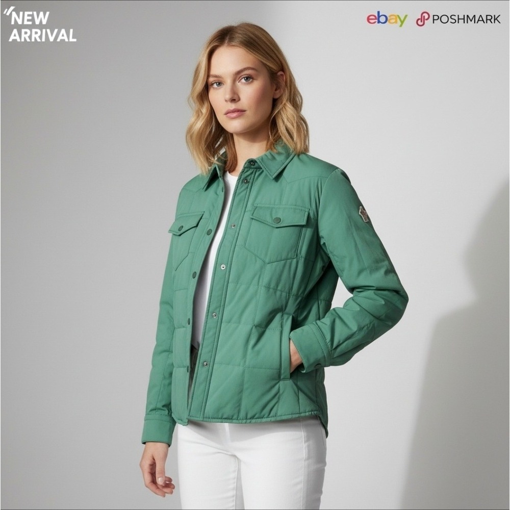 Moncler - Women's - Snap Button Puffer Grenoble Jacket - Size: 2 - Green